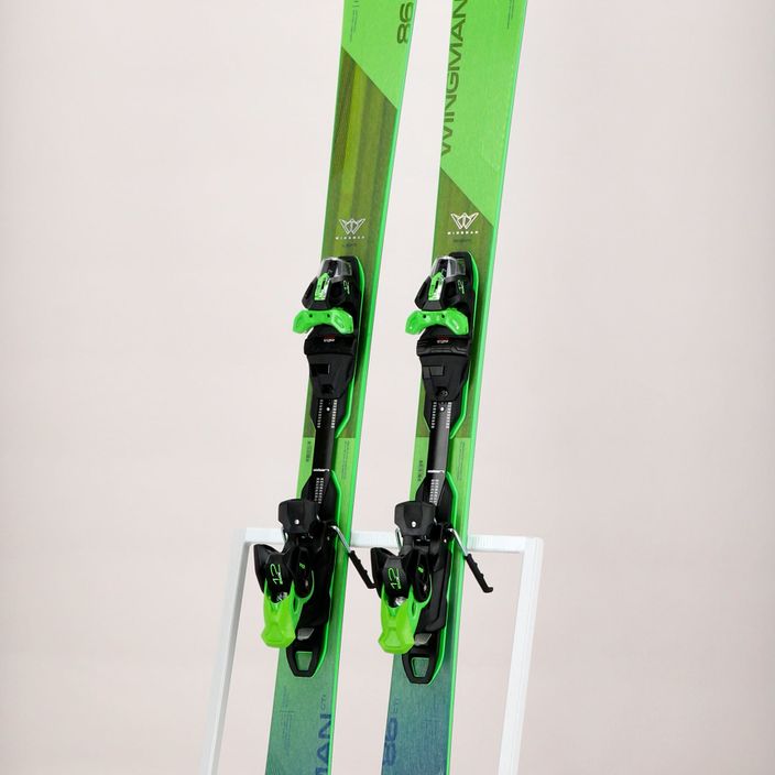 Elan Wingman 86 CTI Fusion X + EMX 12 ανδρικά downhill σκι πράσινο ABAHBR21 12