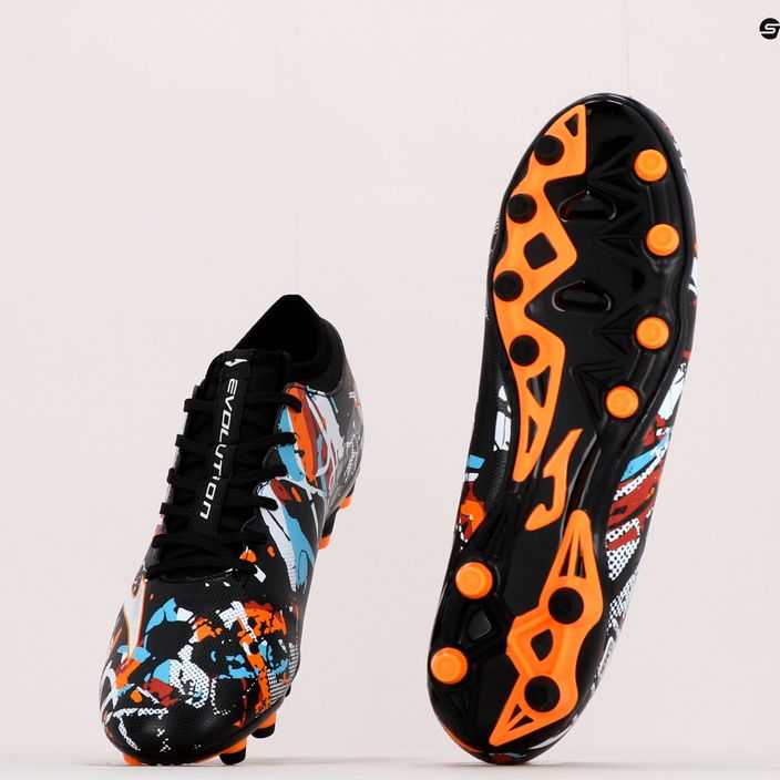 Joma Evolution FG ανδρικά ποδοσφαιρικά παπούτσια μαύρο/λευκό/κόκκινο 12