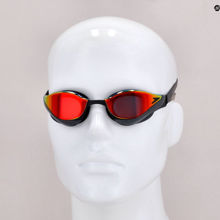 Speedo Fastskin Pure Focus Mirror κολυμβητικά γυαλιά μαύρο/κρύο γκρι/χρυσό της φωτιάς 68-11778A260 11