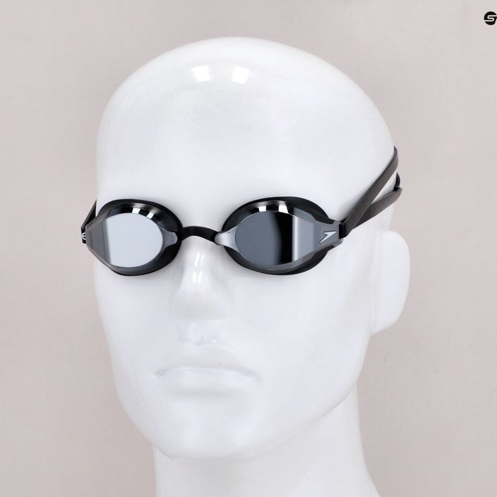 Speedo Fastskin Speedsocket 2 Mirror μαύρα/χρωμιωμένα γυαλιά κολύμβησης 8-108973515 10