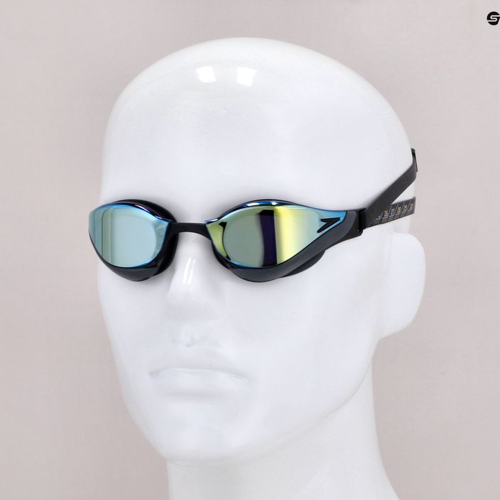 Speedo Fastskin Pure Focus Mirror κολυμβητικά γυαλιά μαύρο/γκρι γκρι/χρυσό ωκεανό 68-11778D444 11