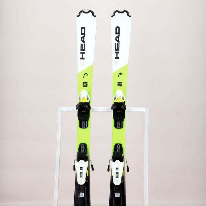Παιδικά χιονοδρομικά σκι HEAD Supershape Team Easy Jrs + Jrs 4.5 λευκό/κίτρινο 314201/100863 11