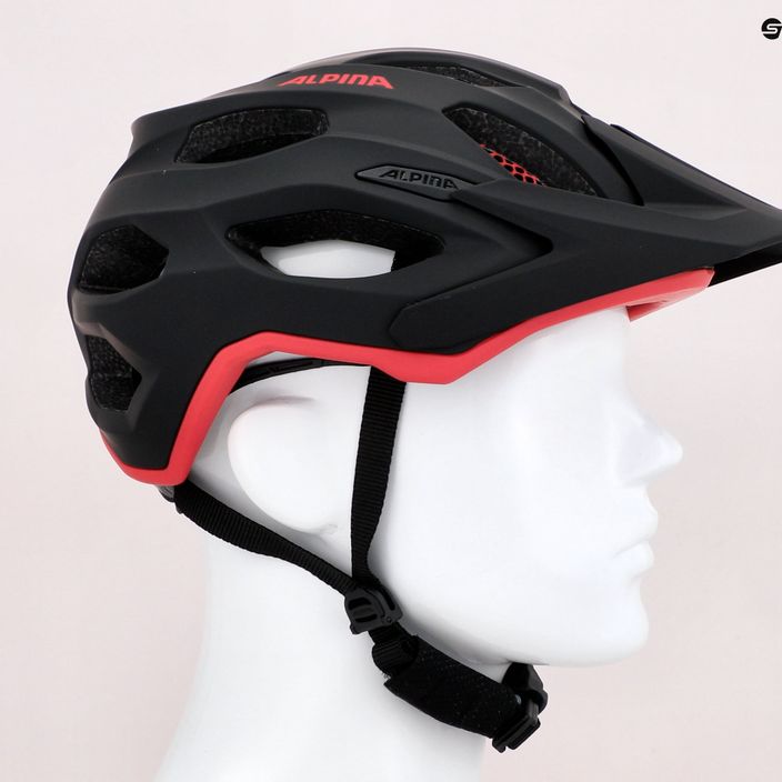 Κράνος ποδηλάτου Alpina Carapax 2.0 black/red matte 10