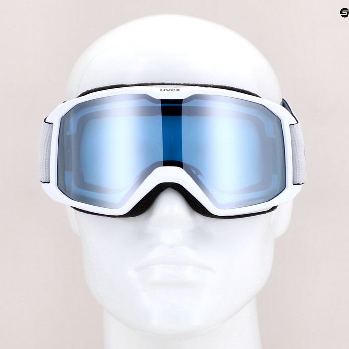 Γυαλιά σκι UVEX Elemnt FM λευκό ματ/ασημί καθρέφτης μπλε 55/0/640/1030 12