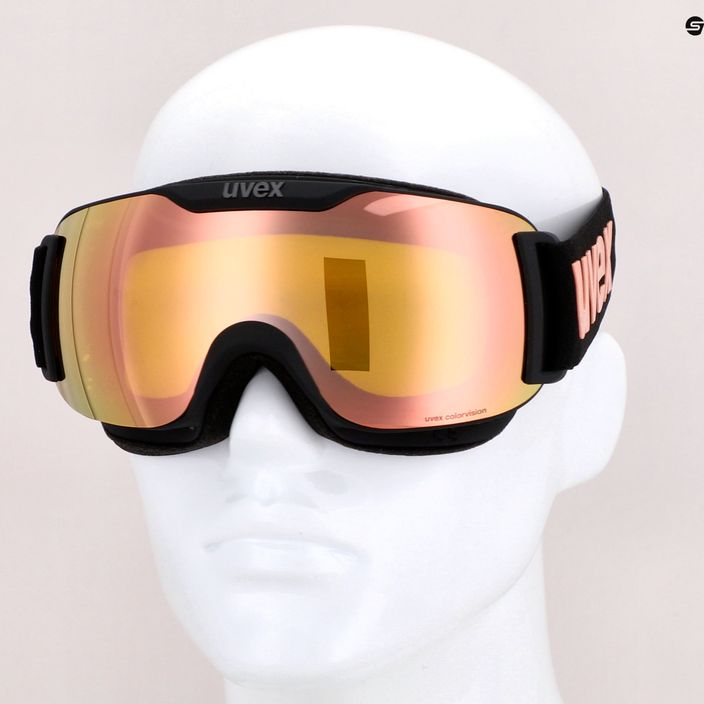 Γυαλιά σκι UVEX Downhill 2000 S μαύρο ματ/καθρέφτης ροζ colorvision κίτρινο 55/0/447/2430 12