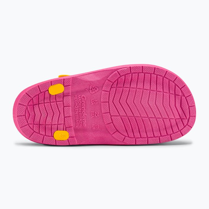Ipanema Summer IX ροζ/κίτρινα παιδικά σανδάλια 5