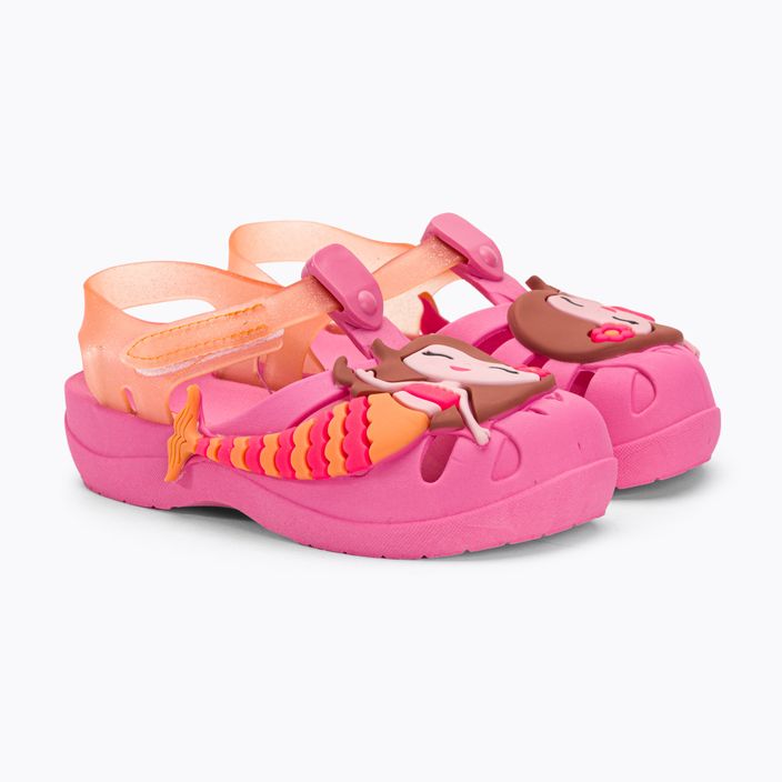 Ipanema Summer VIII ροζ/πορτοκαλί παιδικά σανδάλια 4