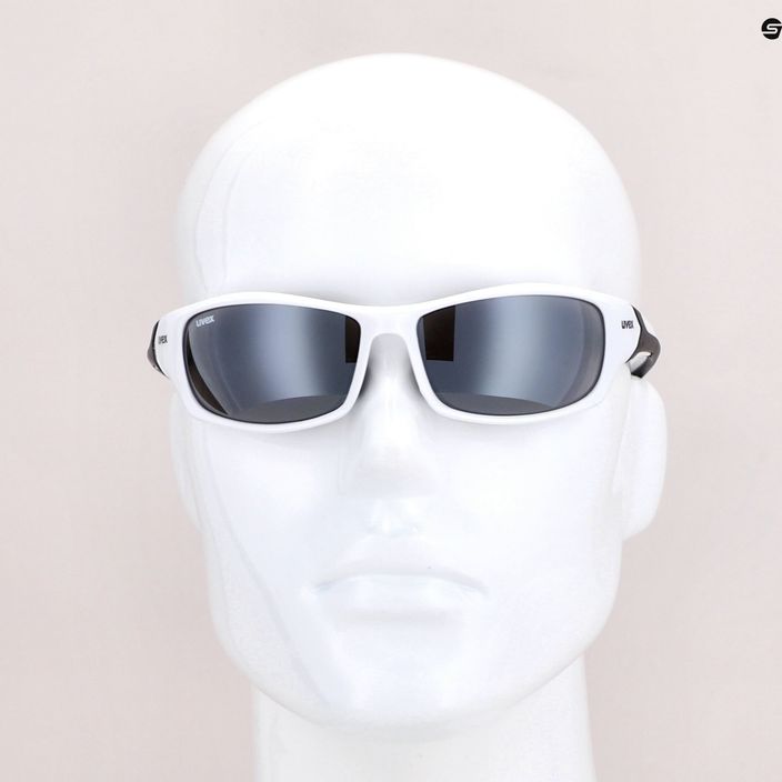 Γυαλιά ηλίου UVEX Sportstyle 211 λευκό μαύρο/ασημί καθρέφτης S5306138216 7
