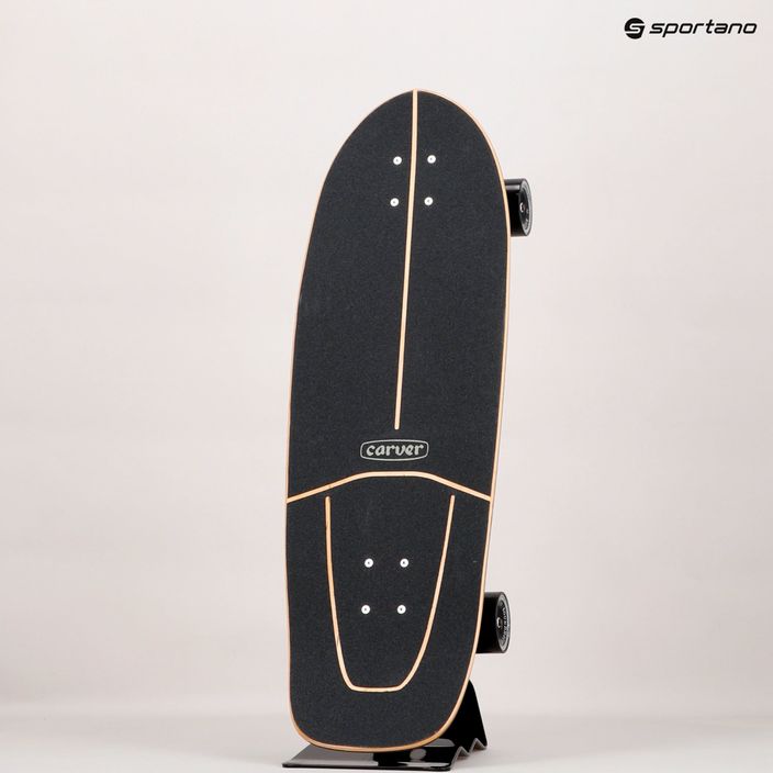 Surfskate skateboard Carver CX Raw 31.25" Super Slab 2021 Complete μαύρο/κίτρινο C1012011099 9