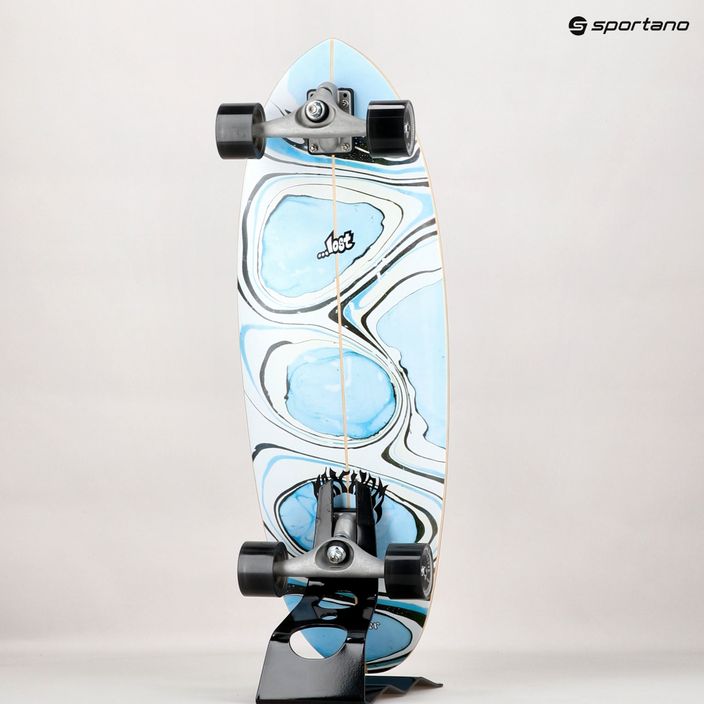 Surfskate skateboard Carver Lost CX Raw 32" Quiver Killer 2021 Complete μπλε και λευκό L1012011107 11