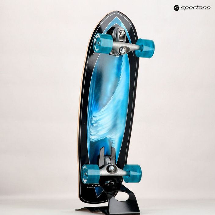 Carver C7 Raw 32" Super Surfer 2020 Πλήρες surfskate skateboard μαύρο και μπλε 11
