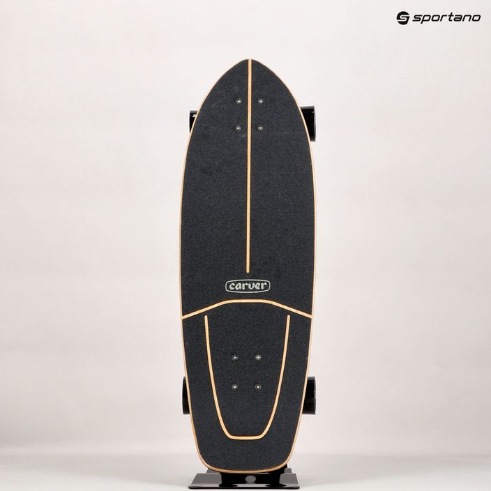 Surfskate skateboard Carver C7 Raw 31" ρητίνη 2022 Πλήρες μπλε και λευκό C1013011135 16