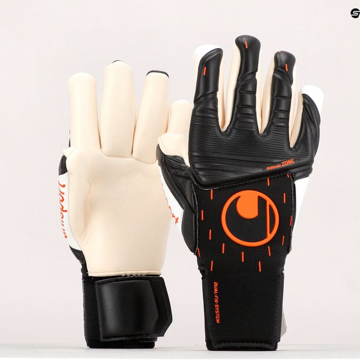 Uhlsport Speed Contact Absolutgrip Finger Surround γάντια τερματοφύλακα μαύρο και άσπρο 101126301 9