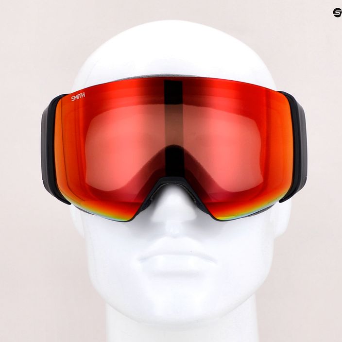 Smith 4D Mag μαύρο/χρωματοπικό φωτοχρωμικό κόκκινο καθρέφτη γυαλιά σκι M00732 9