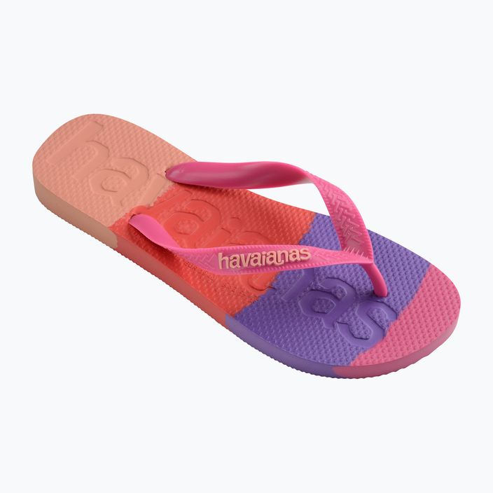 Havaianas Top Logomania Colors II ροζ σαγιονάρες flux 8