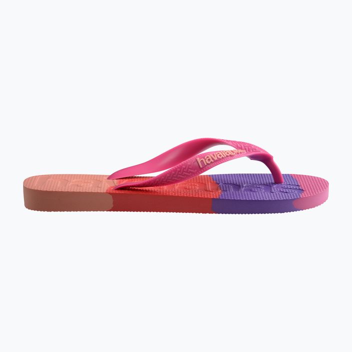 Havaianas Top Logomania Colors II ροζ σαγιονάρες flux 9