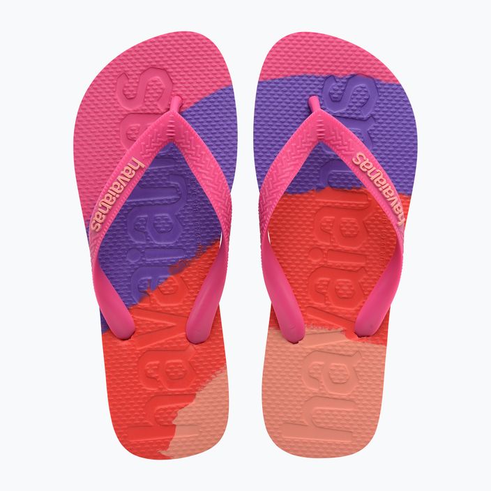 Havaianas Top Logomania Colors II ροζ σαγιονάρες flux 10