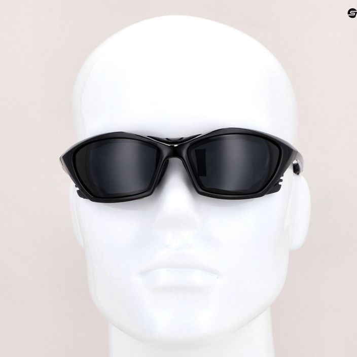 Γυαλιά ηλίου Ocean Lake Garda γυαλιστερό μαύρο/καπνός 13000.1 7