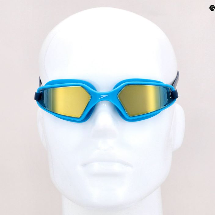Speedo Hydropulse Mirror Junior κολυμβητικά γυαλιά ναυτικό/μπλε κόλπος/κίτρινο χρυσό 68-12269D656 7