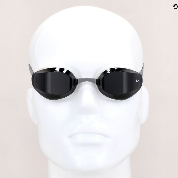 Γκρι γυαλιά κολύμβησης Nike Vapor σκούρο καπνό NESSA177-014 6
