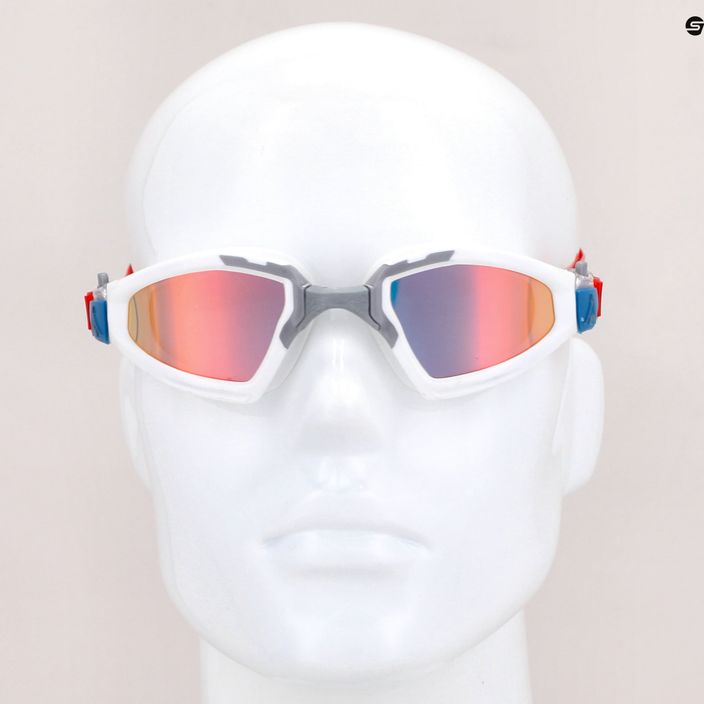 Aquasphere Kayenne Pro λευκά/γκρι/κόκκινα γυαλιά κολύμβησης EP3040910LMR 8