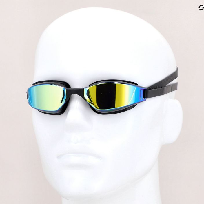 Aquasphere Xceed μαύρα/μαύρα/κίτρινα γυαλιά κολύμβησης EP3030101LMY 8