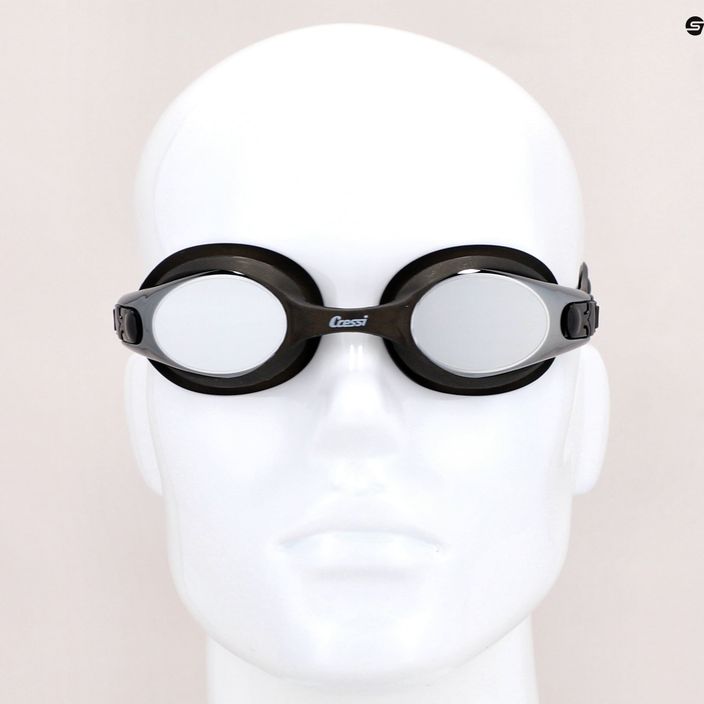 Cressi Velocity μαύρα γυαλιά κολύμβησης με καθρέφτη XDE206555 7