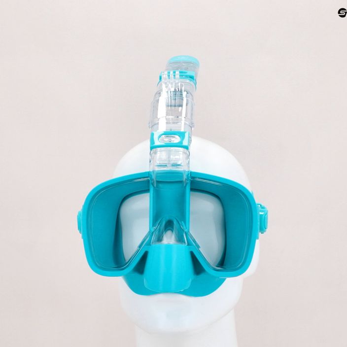 Σετ αναπνευστήρα AQUASTIC μάσκα + αναπνευστήρας μπλε SMFK-01SN 17