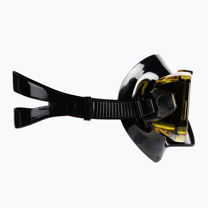 Mares Starfish '12 σετ κατάδυσης μάσκα + αναπνευστήρας μαύρο/κίτρινο 411740 4