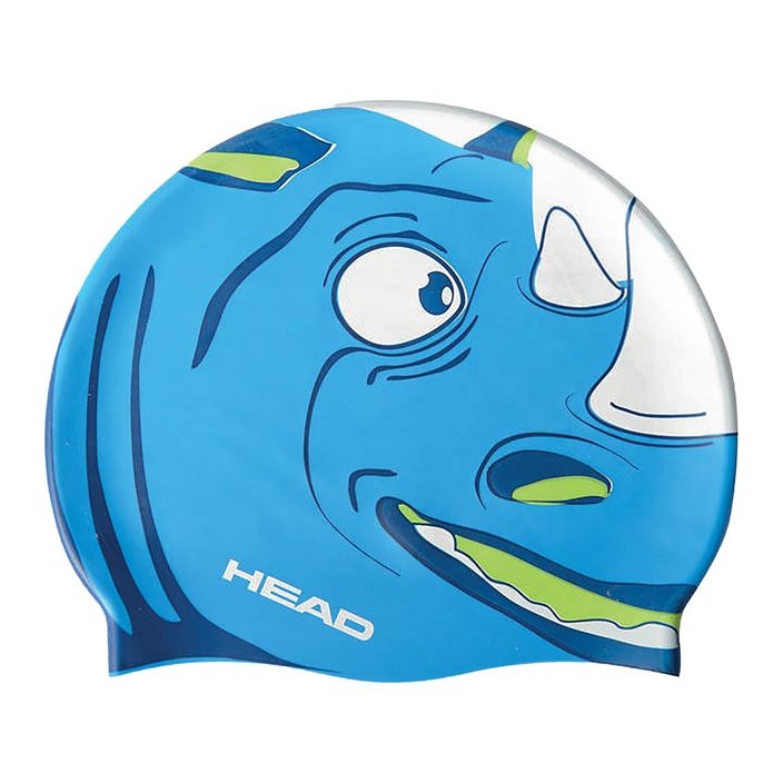 HEAD Meteor BLWH μπλε και λευκό παιδικό σκουφάκι για κολύμπι 455138 2