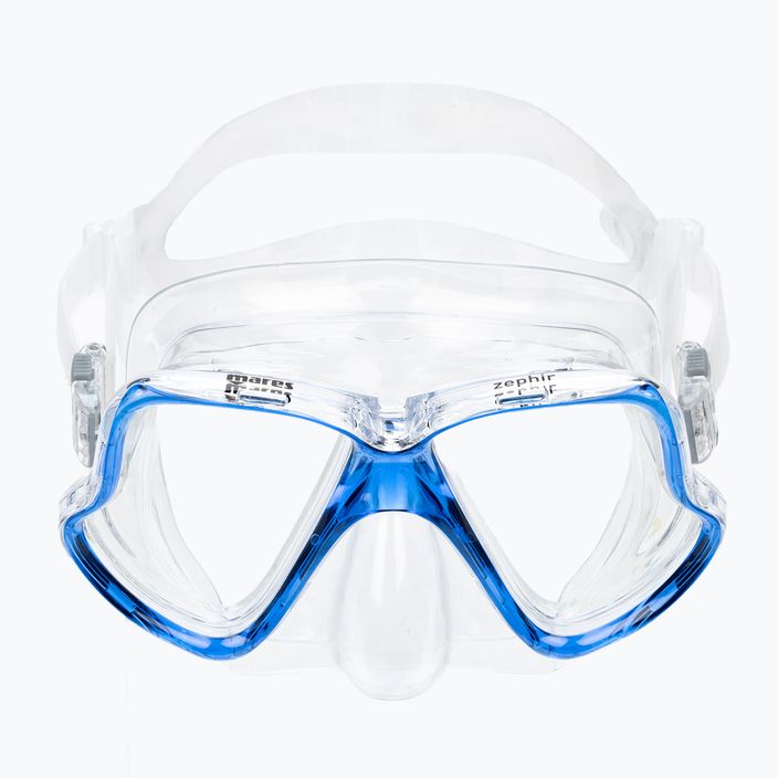 Σετ κατάδυσης Mares Zephir μάσκα + αναπνευστήρας μπλε/άχρωμο 411769 3
