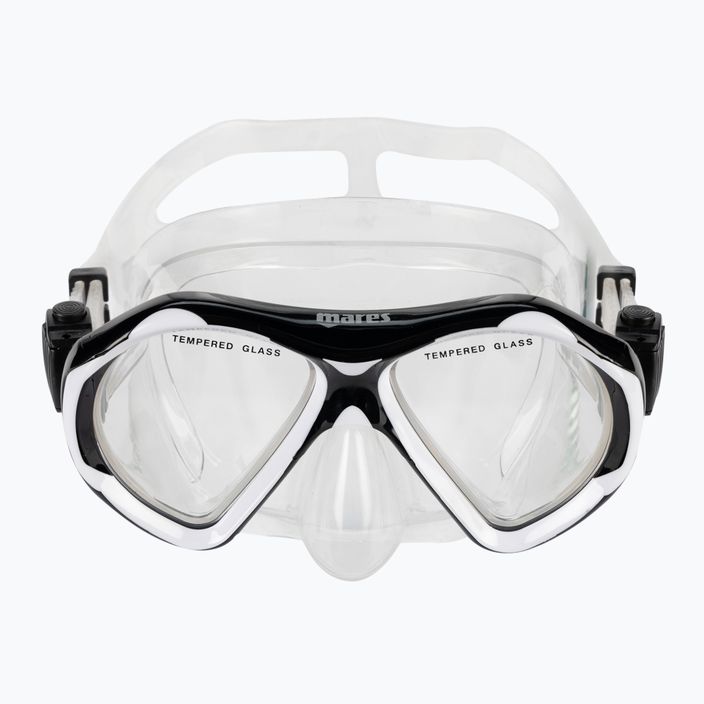 Mares ABC Quest Travel Dive Set μάσκα + αναπνευστήρας + πτερύγια λευκό και μαύρο 410797 6