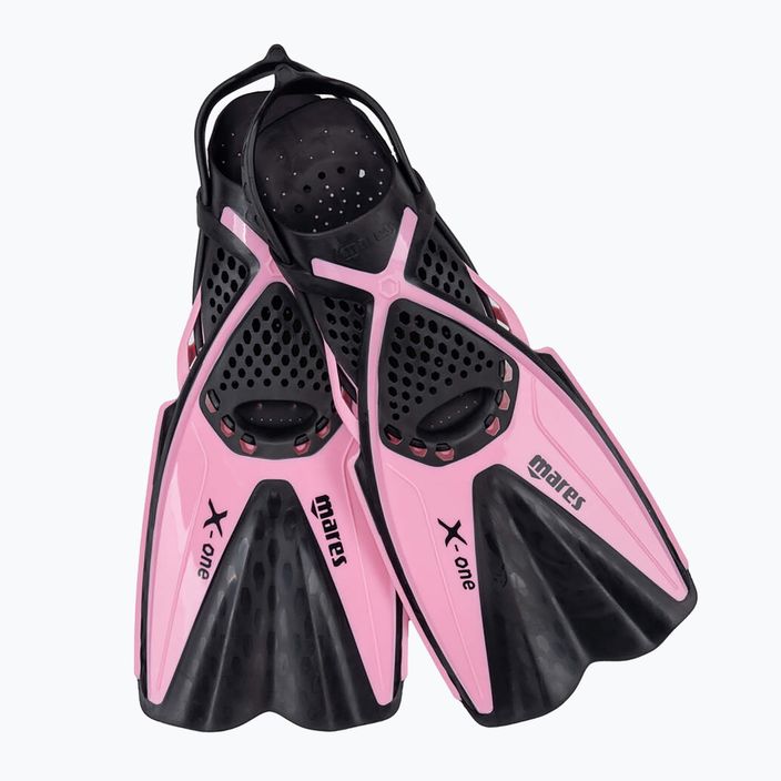 Mares X-One Junior ροζ παιδικά βατραχοπέδιλα αναπνευστήρα 2