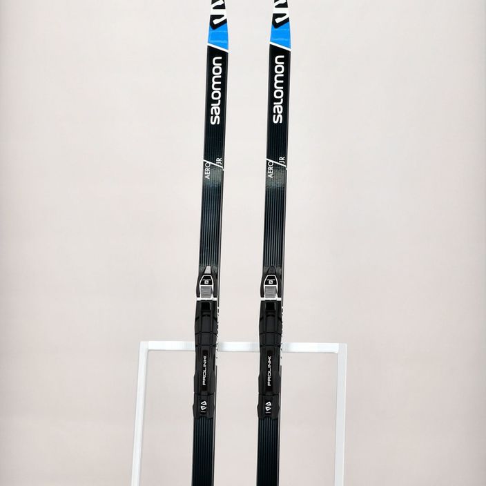 Παιδικά σκι ανωμάλου δρόμου Salomon Aero Grip Jr. + Prolink Access μαύρο-μπλε L412480PM 11