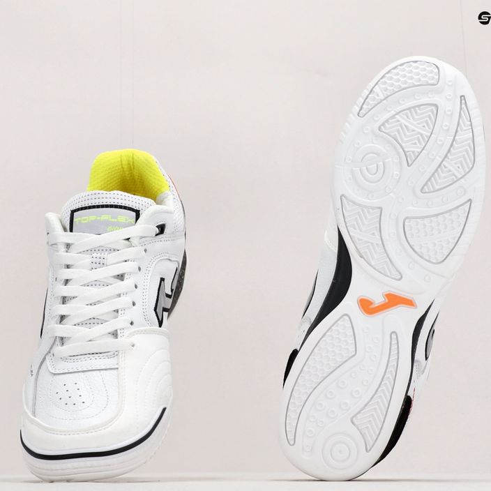 Ανδρικά ποδοσφαιρικά παπούτσια Joma Top Flex IN λευκό/μαύρο 14