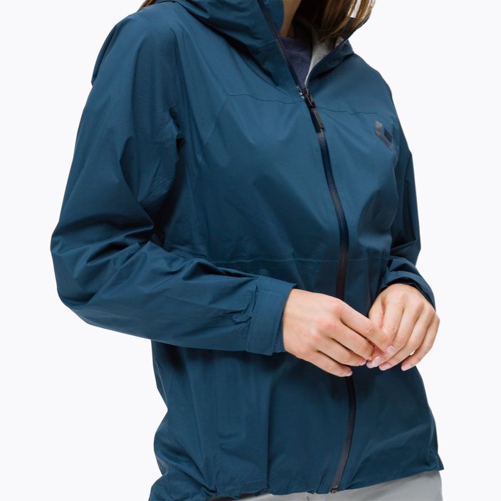 Γυναικείο μπουφάν βροχής Black Diamond Stormline Stretch με μεμβράνη σε navy blue APM6974014XSM1 3