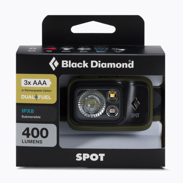 Black Diamond Spot 400 φακός κεφαλής πράσινος BD6206723002ALL1 2