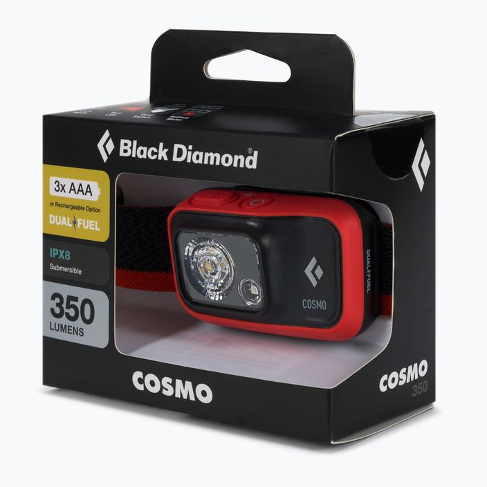 Black Diamond Cosmo 350 φακός κεφαλής κόκκινος BD6206738001ALL1