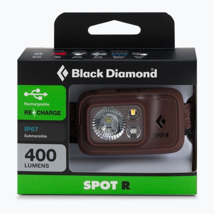 Black Diamond Spot 400-R καφέ φακός κεφαλής BD6206766018ALL1 2