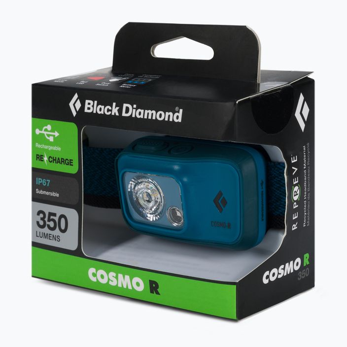 Black Diamond Cosmo 350-R φακός κεφαλής μπλε BD6206774004ALL1