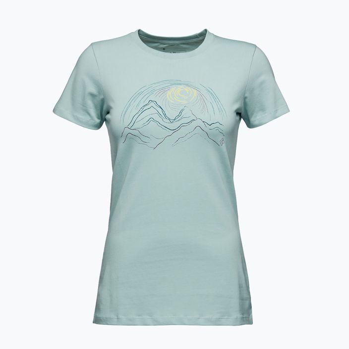 Γυναικείο t-shirt για trekking Black Diamond Summit Scribble μπλε AP7301224012XSM1 4