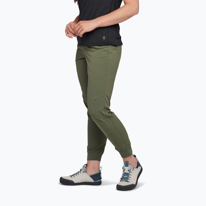 Γυναικείο παντελόνι αναρρίχησης Black Diamond Technician Jogger πράσινο AP750135 3
