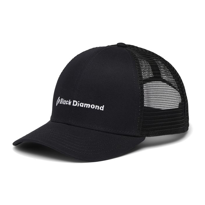 Black Diamond Bd Trucker καπέλο μπέιζμπολ μαύρο/μαύρο/bd wordmark 2
