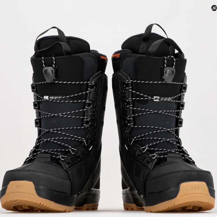 Ανδρικές μπότες snowboard Salomon Malamute μαύρο L41672300 16