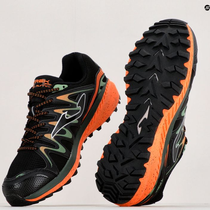 Joma Tk.Trek ανδρικά παπούτσια για τρέξιμο μαύρο και πορτοκαλί TKTREW2231H 14