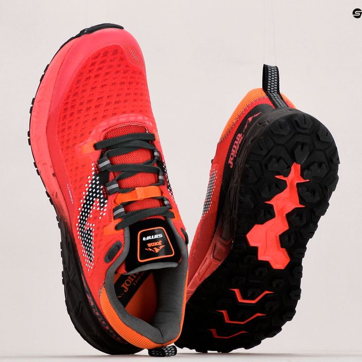 Joma Tk.Sima ανδρικά παπούτσια για τρέξιμο κόκκινο-πορτοκαλί TKSIMW2206 17