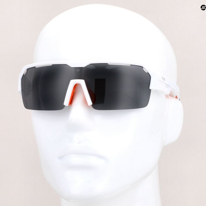 Γυαλιά ηλίου Ocean Race ματ λευκό/καπνός 3800.2X γυαλιά ποδηλασίας 6