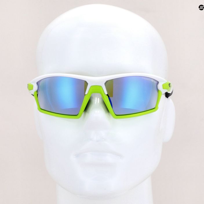 Γυαλιά ποδηλασίας GOG Tango C λευκό/πράσινο του νέον/πολυχρωματικό μπλε E559-3 7