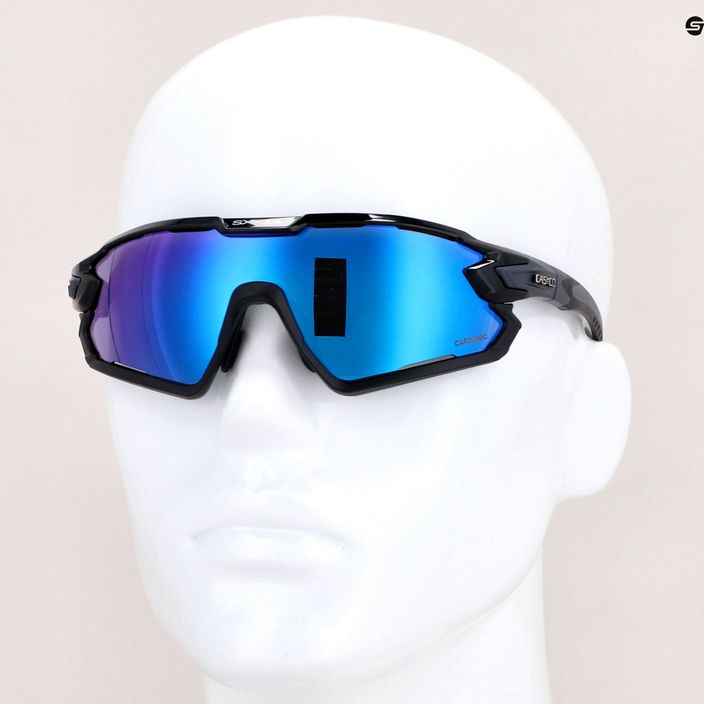 CASCO γυαλιά ποδηλασίας SX-34 Carbonic μαύρο/μπλε καθρέφτης 09.1302.30 8