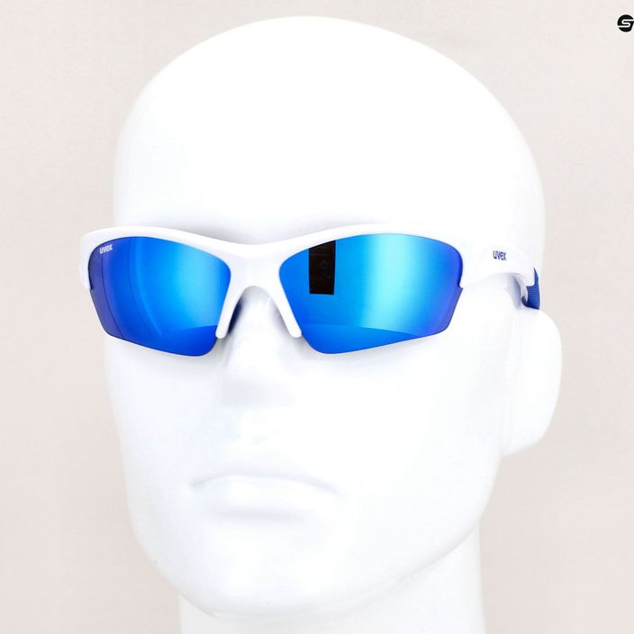 UVEX γυαλιά ποδηλασίας Sunsation λευκό μπλε/μπλε καθρέφτης S5306068416 7